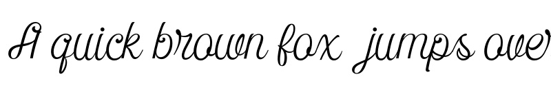 Preview of Malonice Regular font