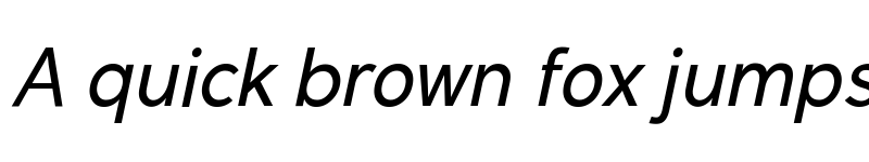 Preview of Malter Sans Italic Demo Regular font