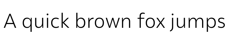 Preview of Malva Light font