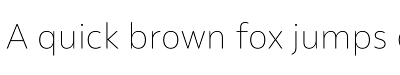 Preview of Malva Thin font