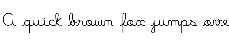 Preview of MamaeQueNosFaz Regular font