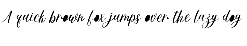 Preview of Mandat Regular font