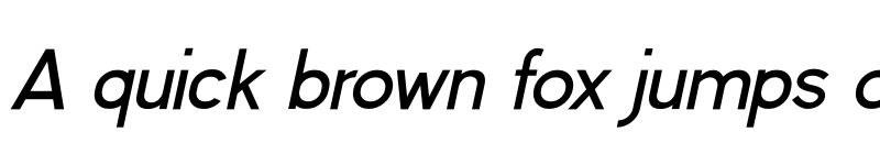 Preview of MANDISA Thin Italic font