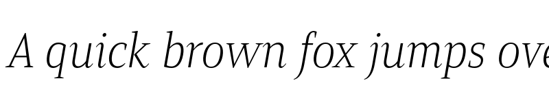Preview of Mandrel Cond Thin Italic font