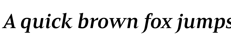 Preview of Mandrel Norm Bold Italic font