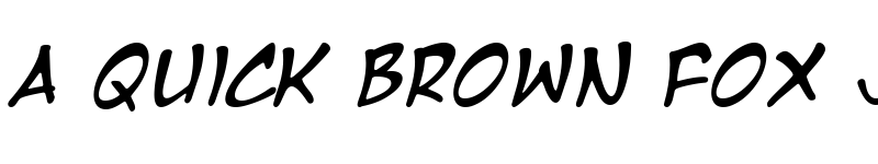 Preview of Manga Temple Italic font