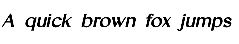 Preview of Mangiola ExtraBold Italic font