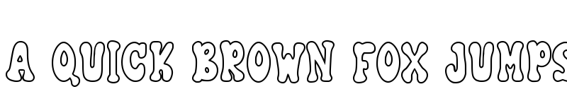 Preview of Mango Groovy Outline font