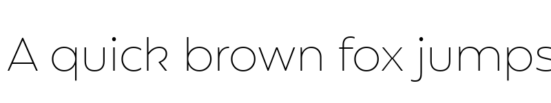 Preview of Mangueira Thin font