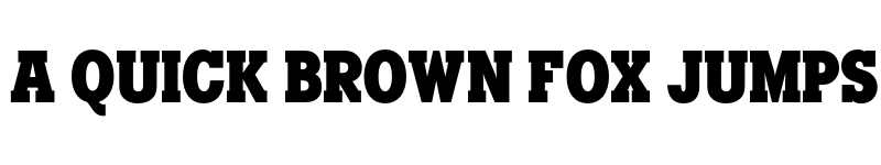 Preview of Manhandle Slab Regular font