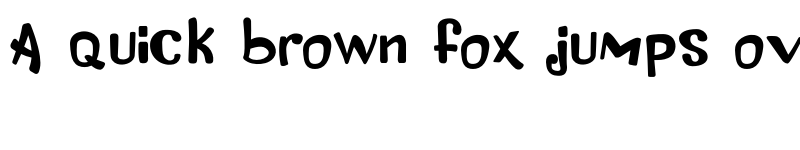 Preview of Maniac Letters Bold font