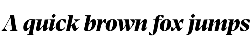 Preview of Manier Heavy Italic-Trial font