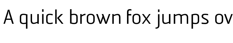 Preview of Manila Sans Regular font