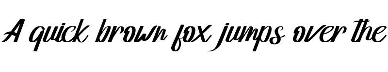 Preview of Manilla Personal Use Regular font