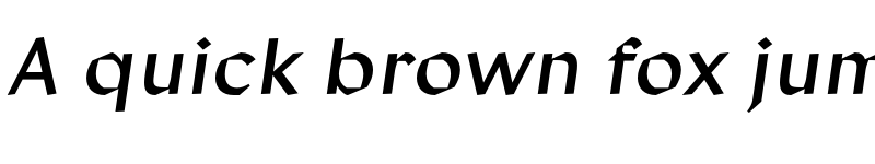 Preview of Manofa Light Italic font