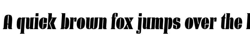 Preview of Manometer Serif Low Oblique font