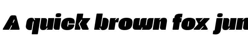 Preview of ManometerSans Oblique font