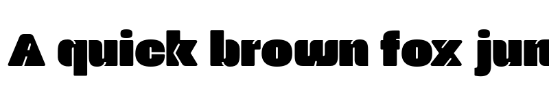 Preview of ManometerSans Regular font