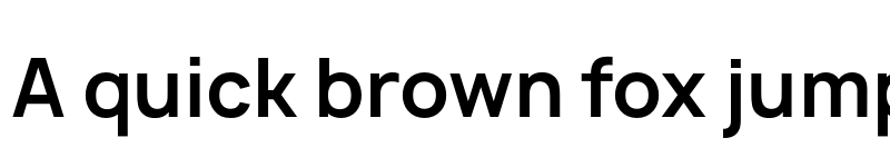 Preview of Manrope Bold font