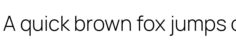 Preview of Manrope Light font