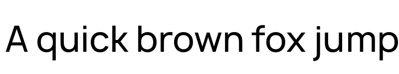 Preview of Manrope Medium font