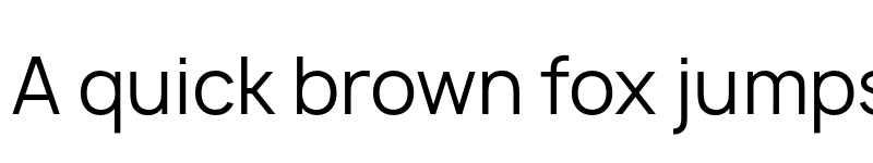 Preview of Manrope Regular font