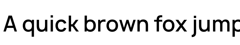 Preview of Manrope Semibold font