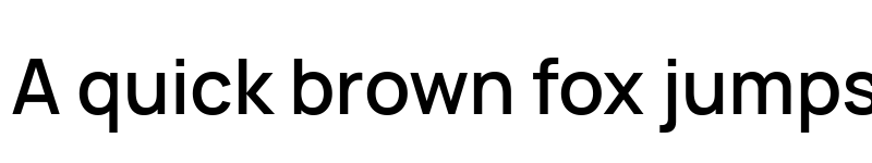 Preview of Manrope SemiBold font