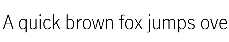 Preview of Manulife JH Sans Optimized Light font