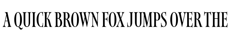 Preview of Map Roman Compressed font