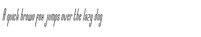 Preview of Marbellya Condensed Italic font