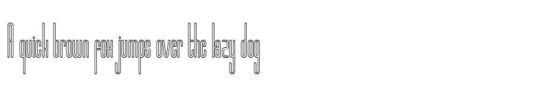 Preview of Marbellya Condensed Outline font