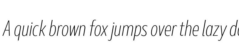 Preview of Marble Display Condensed ExtraLight Italic font