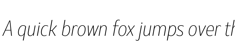 Preview of Marble Display ExtraLight Italic font