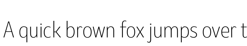 Preview of Marble Display ExtraLight font