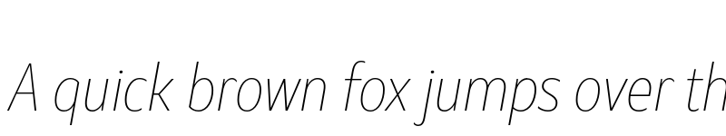 Preview of Marble Display Thin Italic font