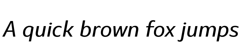 Preview of Marble Display Wide Medium Italic font