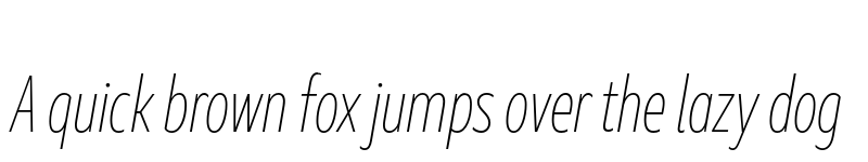 Preview of Marble Text Condensed Thin Italic font