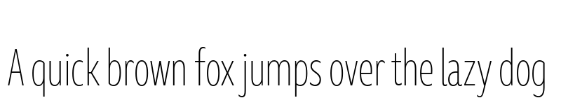 Preview of Marble Text Condensed Thin font