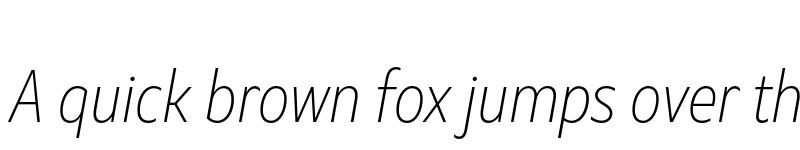 Preview of Marble Text ExtraLight Italic font