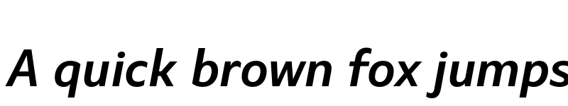 Preview of Marble Text Wide SemiBold Italic font