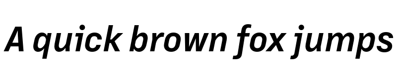 Preview of Margin MVB Semibold Italic font