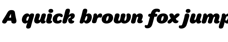 Preview of Marigny Black Italic font