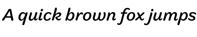Preview of Marigny Medium Italic font