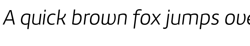 Preview of Marine Light Italic font