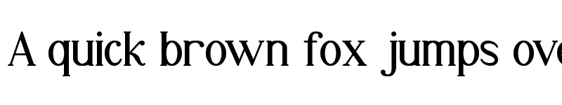 Preview of Markofontina Regular font