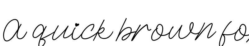 Preview of Marnilla Signature Regular font
