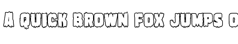 Preview of Marsh Thing Bold Outline Bold font