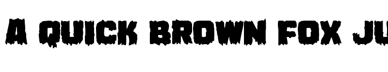 Preview of Marsh Thing Expanded Expanded font