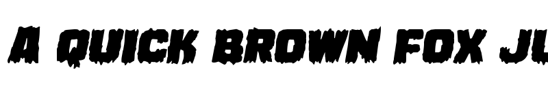 Preview of Marsh Thing Expanded Italic Expanded Italic font